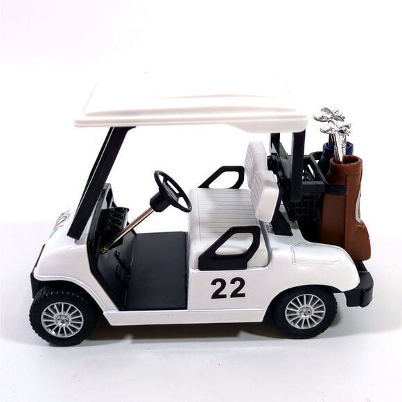 Worldwide Golf Cart Pull Back Action Kinsfun #22 Diecast Plastic Toy Vehicle - Picture 2 of 5